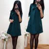 2017 Summer Dress Fashion Simple Loose Women Dresses Solid O-Neck Half Sleeve Bow-knot Cute Female Vestido Plus Size