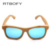 Retro Bamboo Wood Sunglasses Women Brand Designer Goggles Sun Glasses Shades Polarized sunglasses lunette oculo -2A-03