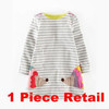 Retail Children Dresses Baby Girls Summer Printed Princess Dresses Vestidos Children Clothing Kids Girls Dresses JM7277 Mix