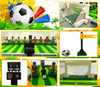 Model building kits compatible with lego city football series 88 3D blocks Educational model building toys hobbies for children