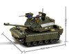 Model building kit compatible with lego military Main Battle Tank 3D blocks Educational model building toys hobbies for children