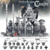 MOC Medieval Age Castle knights Shadow Golden Trooper 7PCS/SET With Big Wing Action Figure Building Blocks Kids Toys Gifts