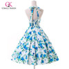 2017 Plus Size Womens clothing New Summer Style 50s Vintage pin up 60s Cocktail dresses Rockabilly Retro Floral print Party gown 2017 Plus Size Womens clothing New Summer Style 50s Vintage pin up 60s Cocktail dresses Rockabilly Retro Floral print Party gown