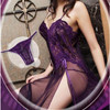2017 Plus Size Sexy Lingerie Set Ladies Sexy Perspective Lace Sleepwear Women Nightwear Underwear Dress G-String Temptation 6XL