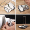2017 Pan Pot Cover Lid Rack Stand Stainless Steel Spoon Holder Stove Organizer Storage Rests Kitchen Accessories Tool Hot Sal