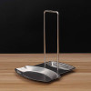 2017 Pan Pot Cover Lid Rack Stand Stainless Steel Spoon Holder Stove Organizer Storage Rests Kitchen Accessories Tool Hot Sal