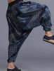 2017 nre Men's cotton Linen Pants Fashion Summer big crotch floral pants male cotton loose linen pants folk style harem pants