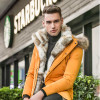 2017 North Down Men Winter Jackets Mens Duck Down Coat Cashmere Fleece Parka Man Jacket Coat Genuine Fur Hooded Parkas for Men