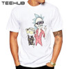 2017 Newest Summer Rick And Morty Men T-shirt Fear Loathing Printed Fashion T shirt Short Sleeve Basic Tee Shirts Cool Tops