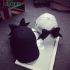 2017 New Design Cotton Fashion Solid Hats Snapback Sun Plain Hat Bowknot Patchwork Hat Adjustable Cap Baseball Unisex  17May 25