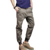 2017 New Design Casual Men Pants Cotton Slim Pant Straight Trousers Fashion Hip hop Solid five color mens Pants Men Plus Size 38