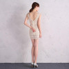 2017 new deep-V Sexy short Mini Party Lace Cocktail dress