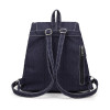 2017 New Denim Canvas Women Backpack Drawstring School Bags For Teenagers Girls Small Backpack Female Rucksack Mochilas Feminina
