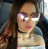 2017 New Cat Eye Sunglasses Women Brand Designer Female Twin-Beams Rose Gold Mirror Sun Glasses Cateye SunGlasses Oculos Feminin