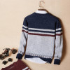 Mens sweaters 2017 Winter Autumn Brand Male New Cotton Slim Fit Thick Round Neck Wool Sweater Jumpers Pullover Sweater Men