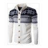 Mens Sweaters 2017 Men's Fashion Men Pullover With Thick Warm Single-breasted Cardigan Plus Size Male Sweater winter