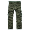 Men Baggy Cargo Pants Hot Sale Plus Size Loose Fit Military Tactical Army Trousers Multi-pocket Casual Work Pants Men No Belt