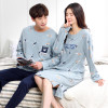 Men Autumn Winter Pajama Sets for Women Cotton Cartoon Sleepwear Homewear Nightwear Couple Pajamas Pyjamas Casual Home Clothing