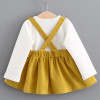 Melario Baby Dresses 2018 New Spring Autumn Baby Girls Clothes Printing Girls Party Dress Princess Dress Suit Newborn Dress