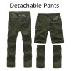 MEGE Men Quick Dry Pants, Tactical Removable Detachable Pants, Male Summer Breathable Quick Dry Pants