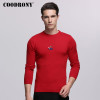 COODRONY Casual O-Neck Sweater Men Autumn Winter Mens Sweaters Little Fish Pattern Pull Homme Knitting Cotton Pullover Men 7249