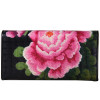 CONTACT'S Women wallet Genuine Leather Wallet Female Purse Printing Flowers designer Clutches Phone coins Card Holder Money Bag