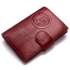 CONTACT'S Passport Cover Women's genuine leather purse business card holder wallet women wallet female small coin purse clutch