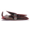 CONTACT'S Passport Cover Women's genuine leather purse business card holder wallet women wallet female small coin purse clutch