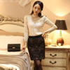 2015 Summer Style Long Sleeve Lace Blouse Big Size Lace Shirts Women Crochet Female Blouse Blusa De Renda Women's Shirt S0171