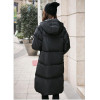 Hoodies Black Big Plus Size Outwear Thick Warm Parka Oversize Fur Duck Down Winter Coat Women Retro