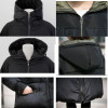 Hoodies Black Big Plus Size Outwear Thick Warm Parka Oversize Fur Duck Down Winter Coat Women Retro