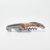 HOMESTIA Premium Wood Corkscrew Wine Opener Bottle Opener Beer Opener and Foil Cutter w/Leather Case and Gift package