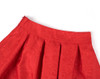 MWSFH New Faldas Summer Autumn Style Vintage Skirt High Waist Work Wear Midi Skirts Womens Fashion red black Jupe Femme Saias