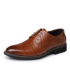 MVVT Brand Pointed Toe Men's Oxfords Formal Shoes Genuine Leather Shoes Men Dress Shoes Men Flats Wedding Shoes