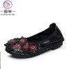 MUYANG MIE MIE Genuine Leather Women Shoes Woman Casual Flower Single Flat Shoes Soft Comfortable Women Flats MUYANG MIE MIE Genuine Leather Women Shoes Woman Casual Flower Single Flat Shoes Soft Comfortable Women Flats