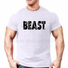 Muscleguys Brand Men's Animal Gyms Shirts,GOLDS NPC POWERHOUSE Wear T Shirt Men Fitness Bodybuilding Workout Clothes 100% Cotton