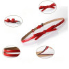 New Arrivlas Fashion Korea Faux Leather Small Bow Decoration Thin Belts Women's Casual Slim Belts Fine Hot Sale Free Shippings