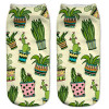 New Arrived 3D Printed Emoji Socks Women Unisex Maple Leaf Plants Short Socks Multi Colors Low Cut Dress Fashion Ankle Socks