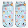 New Arrived 3D Printed Emoji Socks Women Unisex Maple Leaf Plants Short Socks Multi Colors Low Cut Dress Fashion Ankle Socks