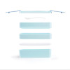 New Arrive 900ml Cute Lunch Dinnerware Box Portable 3 Layer Healthy Food Container Microwave Oven Bento Japanese
