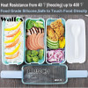 New Arrive 900ml Cute Lunch Dinnerware Box Portable 3 Layer Healthy Food Container Microwave Oven Bento Japanese