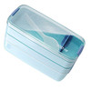 New Arrive 900ml Portable 3 Layer Healthy Food Container Microwave Oven Lunch Bento Boxes Lunchbox