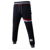 New 2017 Indoor Elastic Waist Stripe Karen Stripe Baggy Traning foot beam Track Harem Pants Men Fitness Men's SweatPants