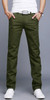 New 2017 high quality Pure cotton thin Men's pure color straight Casual pants Men Slim business Leisure pants trousers