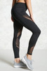 New 2017 Fashion Women High Waist Fitness Leggings Lace Patchwork Pants Trousers