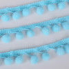 20MM 5 yards/lot Satin Lace Ribon Pom Pom Decoration Pompom Trim Ball Fringe Lace Ribbon DIY Apparel Cloth Sewing Accessories