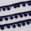 20MM 5 yards/lot Satin Lace Ribon Pom Pom Decoration Pompom Trim Ball Fringe Lace Ribbon DIY Apparel Cloth Sewing Accessories