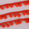 20MM 5 yards/lot Satin Lace Ribon Pom Pom Decoration Pompom Trim Ball Fringe Lace Ribbon DIY Apparel Cloth Sewing Accessories