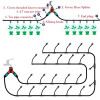 20M Misting Cooling System For Outdoor Patio Garden Greenhouse Irrigation Set 47FT With 20 Pack Of Plastic Mist Nozzles