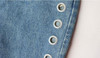 2093 New 2017 Fashion Rivets Ripped High Waist Jeans Straight Eyelet Detail Boyfriend Denim Jeans Women Pants Female Calca Jeans
